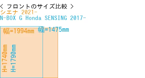 #シエナ 2021- + N-BOX G Honda SENSING 2017-